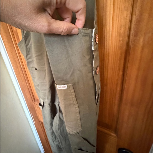 Brixton Women's Olive Overalls - Picture 10 of 11